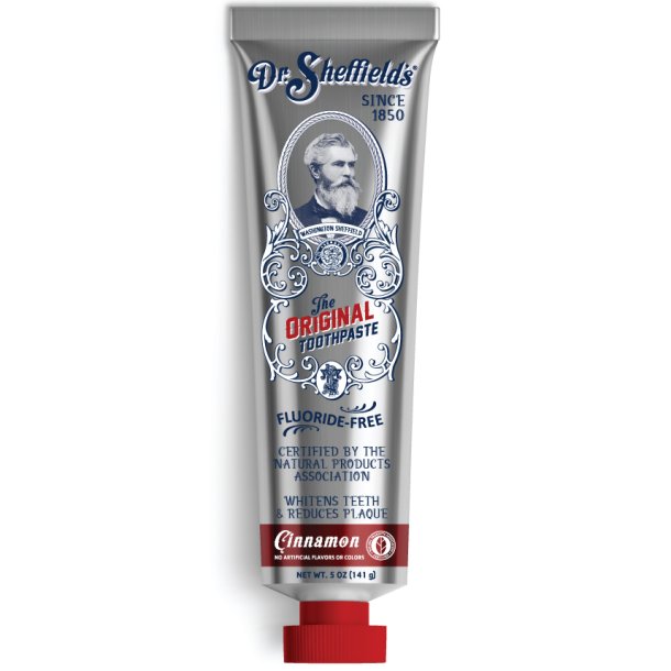 Dr. Sheffield’s Natural Cinnamon Tandkr�m – utan fluor (141 g)