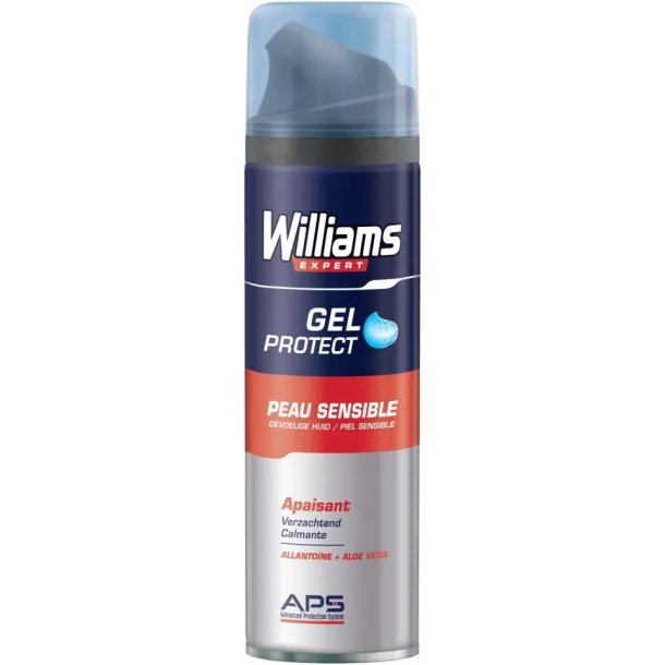 Williams Expert Gel Protect Sensitive Skin Gel de rasage (200 ml.)