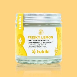 Naturlig Tandpasta Tukiki Frisky Lemon kologisk Mentol