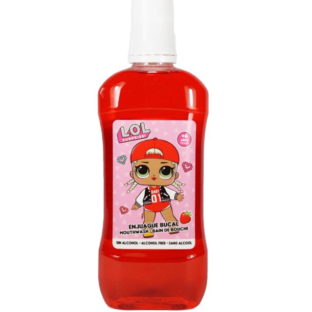 L.O.L. Surprise! Mundsp�lung f�r Kinder mit Erdbeergeschmack (500 ml.)