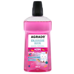 Agrado Kids Alkoholfri Mundskyl med Jordb�rsmag 6+ (500 ml.)