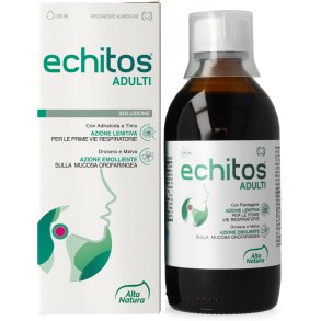 Alta Natura Echitos Adulti – Vloeibaar voedingssupplement voor keel en bovenste luchtwegen (200 ml.)