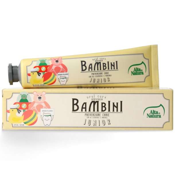Alta Natura Bambini Junior Tandpasta � Uden Fluor (75 ml.)
