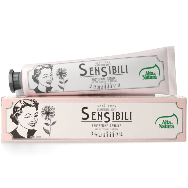Alta Natura Sensitive Zahnpasta f�r schmerzempfindliche Z�hne mit Hydroxyapatit (75 ml.)