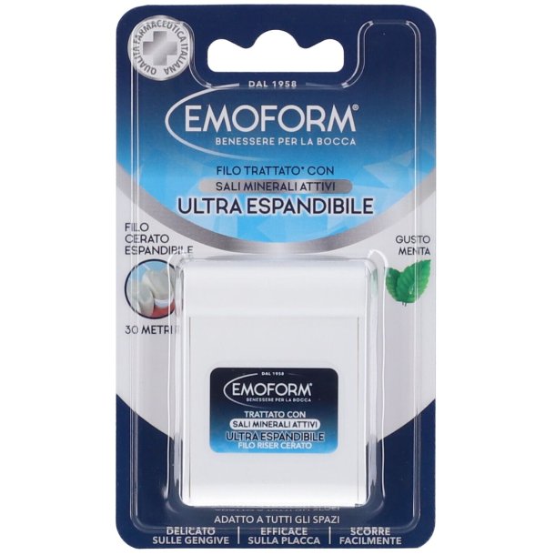 Emoform Ultra Expandable Flosdraad met mintsmaak (30 m.)