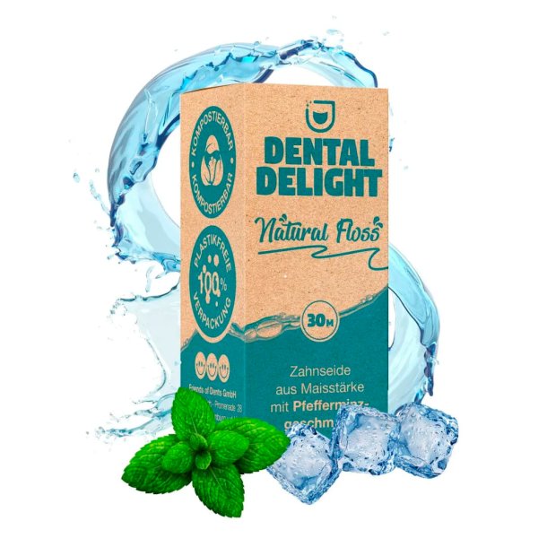 Bredygtig Tandtrd Dental Delight Natural Floss