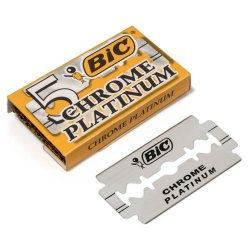 BIC Chrome Platinum Double Edge scheermesjes (5 st.)