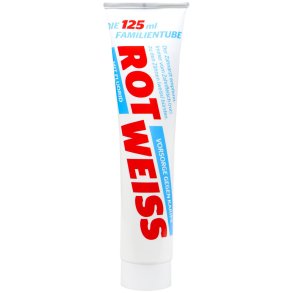Rot-Weiss Tannkrem med Fluorid (125 ml.)