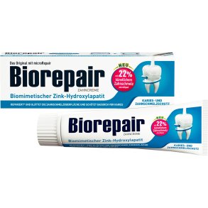 Biorepair Original Hammastahna 22 % microRepair – biomimeettinen sinkki-hydroksiapatiitti (75 ml.)