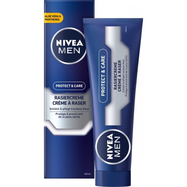 NIVEA MEN Protect &amp; Care Scheercr�me met Aloe Vera &amp; Panthenol (100 ml.)