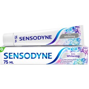 Sensodyne Extra Whitening -hammastahna herkille hampaille (75 ml.)