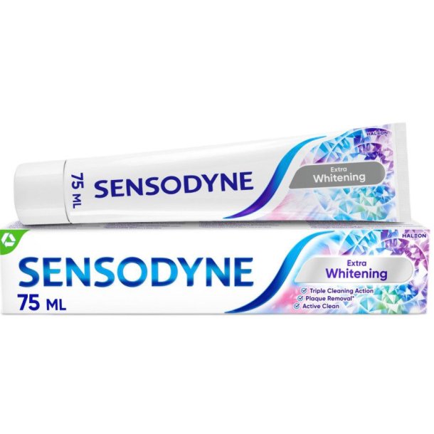 Sensodyne Extra Whitening -hammastahna herkille hampaille (75 ml.)