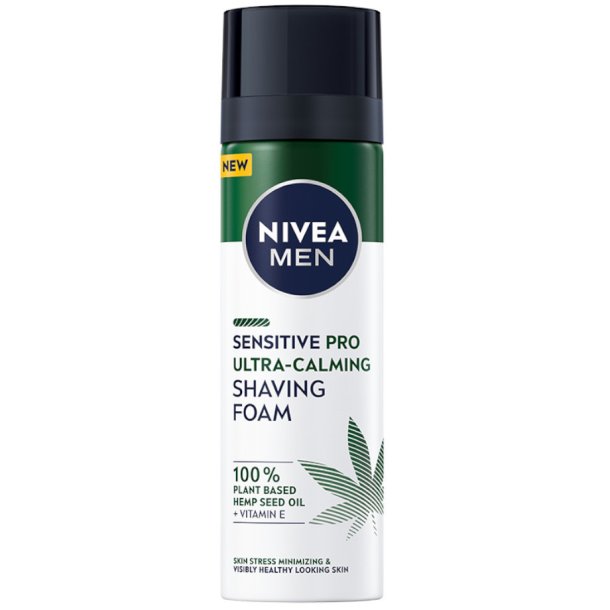 NIVEA MEN Sensitive Pro Ultra-Calming Rakskum med hampfr�olja &amp; vitamin E (200 ml.)