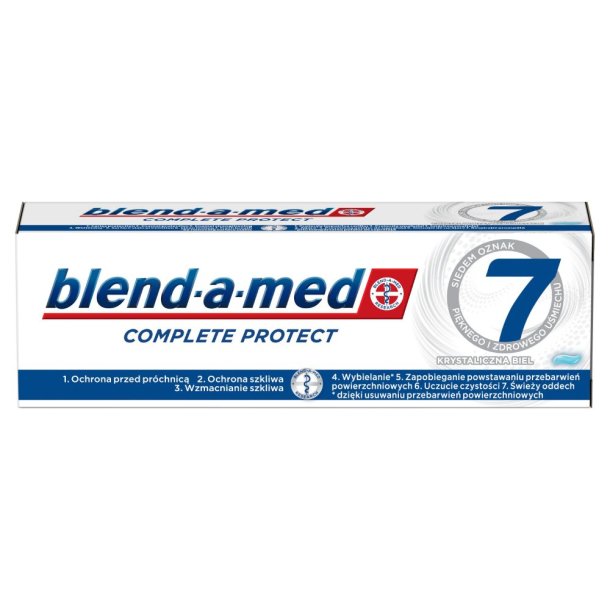 Blend-a-med Complete Protect 7 Crystal White Hammastahna (75 ml.)