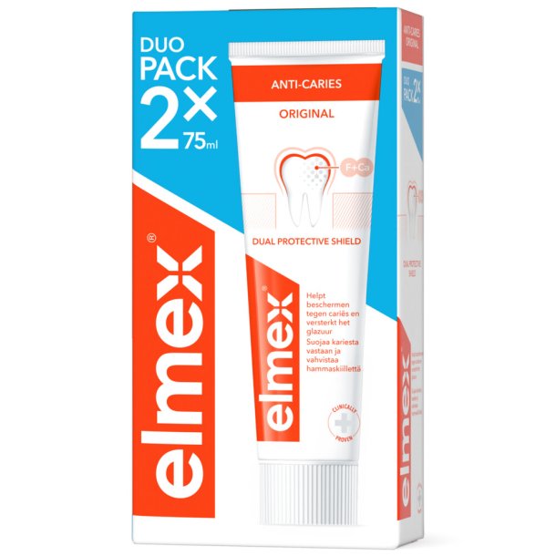 Elmex Anti-Caries Original Tandpasta Duo Pack (2 x 75 ml.)