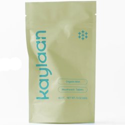 Hydroxyapatite Munnskyll-tabletter KAYLAAN Xylitol &amp; Mint (refill 90 stk.)