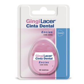 GingiLacer Cinta Floss met Was – tandtape voor gevoelig tandvlees (50 m)