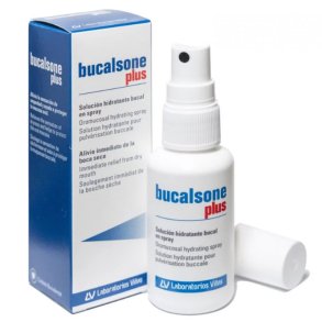 Suusuihke suun kuivuuteen Bucalsone Plus kosteuttava hyaluronihapolla (50 ml.)