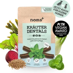 Noms+ Kr�uter Dentals – vegane Zahnpflegesticks f�r Hunde 150g)