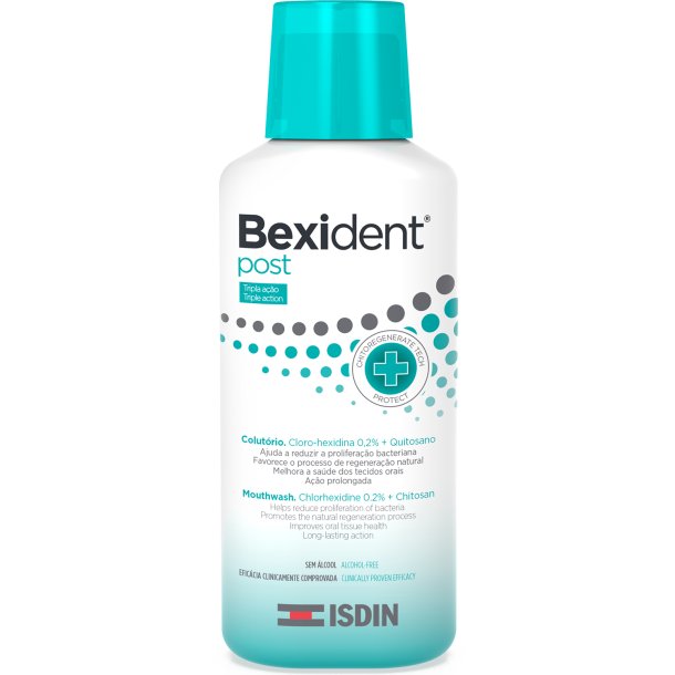 Bexident Post Bain de bouche 0,20 % Chlorhexidine + Chitosan (250 ml)