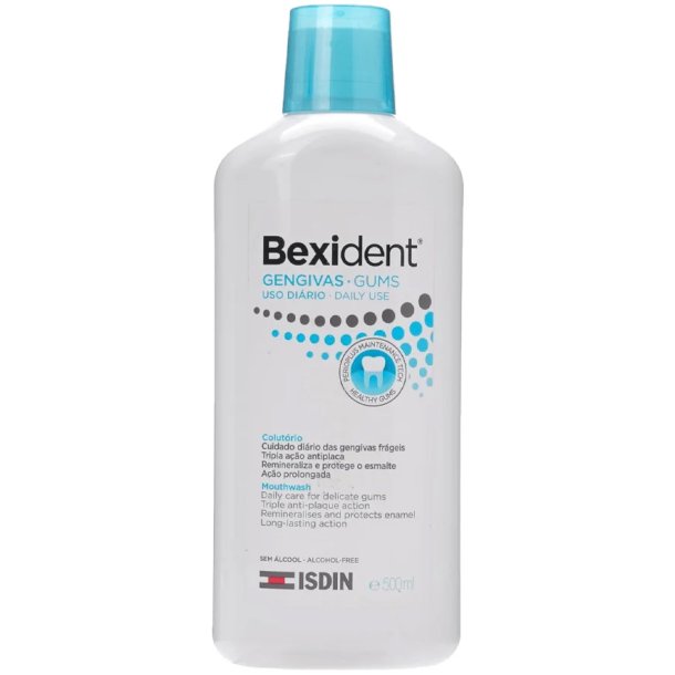 Bexident Gums Daily Use Bain de bouche pour les soins quotidiens des gencives (500 ml)