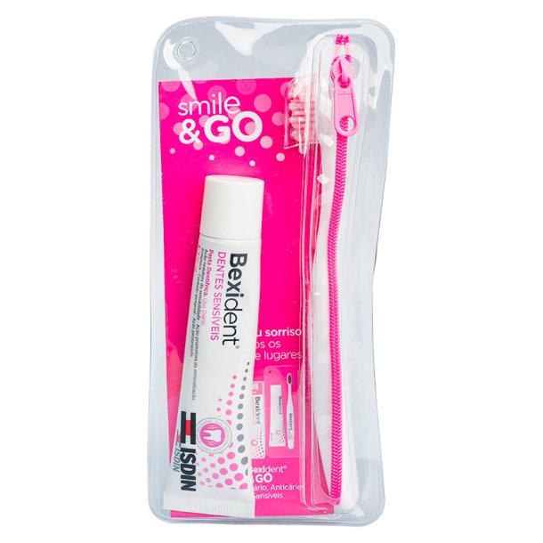 Bexident Smile &amp; Go Sensitive Teeth -matkasetti (25 ml + hammasharja)