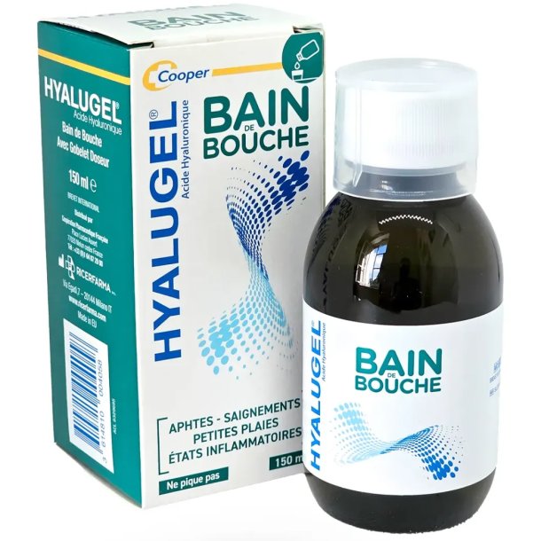 Hyalugel Mondwater met hyaluronzuur tegen aften &amp; irritatie (150 ml)