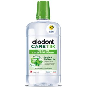 Naturlig Xylitol Munsk�lj ALODONT Care Bio Mint & Aloe Vera (500 ml)