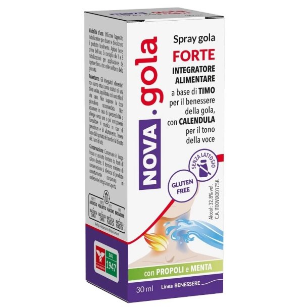 NOVA.gola Forte Halsspray med Propolis &amp; Timian (30 ml)