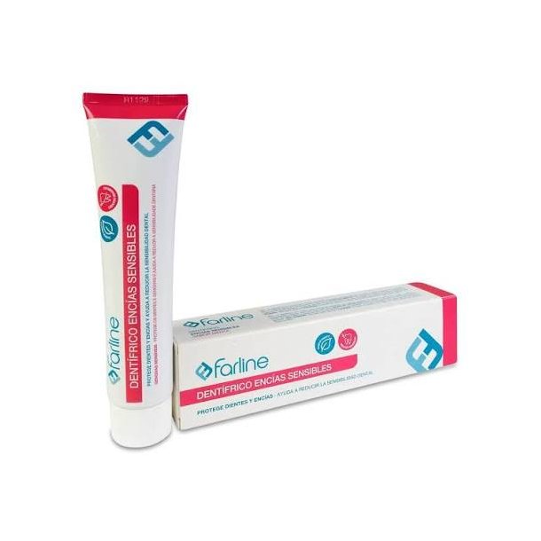Farline Sensitive Gums Tandpasta til F�lsomme T�nder &amp; Sart Tandk�d (125 ml)