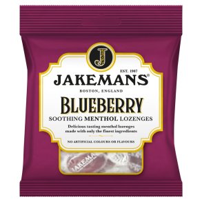 Jakemans Blueberry Menthol Halspastiller (73 g)