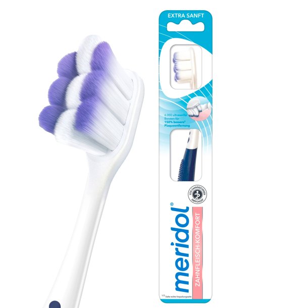 meridol Gum Comfort Extra Soft Tandb�rste � 6.000 ultrabl�de b�rsteh�r