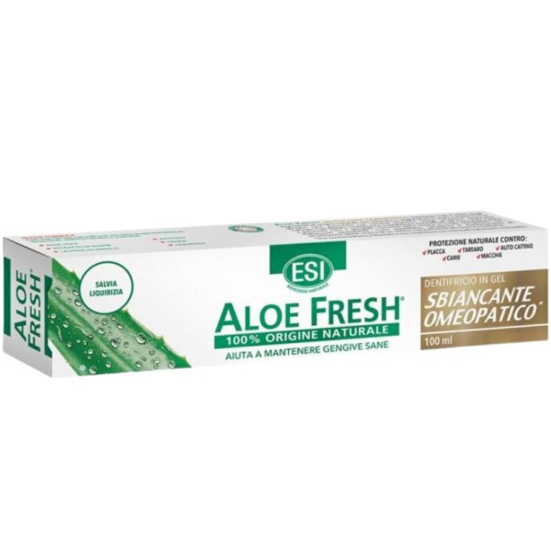 Nat�rliche Xylitol Zahnpasta ESI Aloe Fresh Whitening Homeopathic (100 ml)