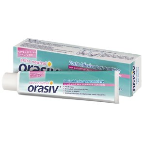 Orasiv Extra Neutral Denture Adhesive – neutrale Haftcreme mit Aloe Vera (40 g)