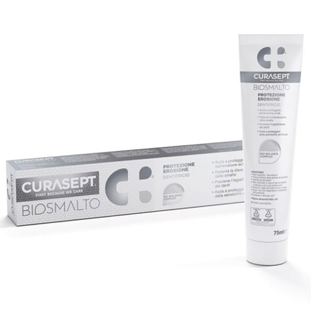 Hydroxylapatit Zahnpasta CURASEPT Biosmalto Erosion Protection Zahnpasta gegen S�ureerosion (75 ml)