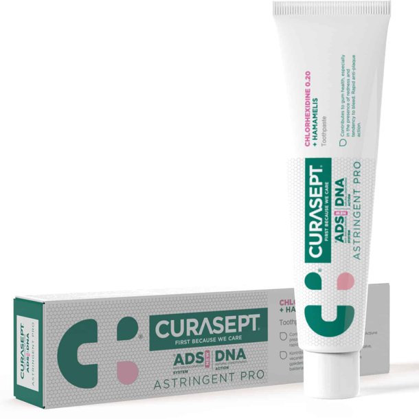 Curasept ADS DNA Astringent Pro Zahnpasta mit 0,20 % Chlorhexidin (75 ml)