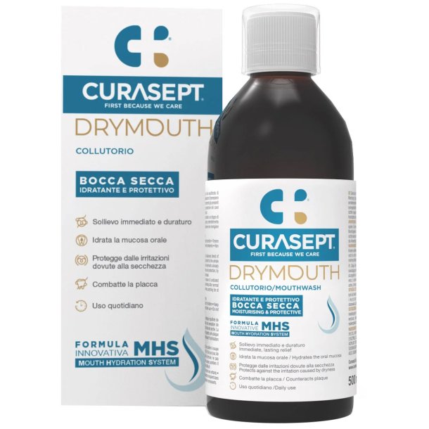 Curasept DryMouth Mundsp�lung gegen Mundtrockenheit (500 ml)