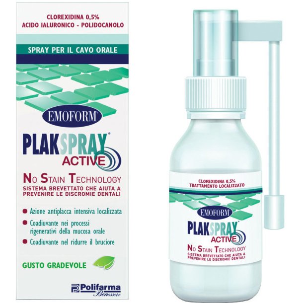 Emoform Plaque Spray Active mit 0,5 % Chlorhexidin (50 ml)