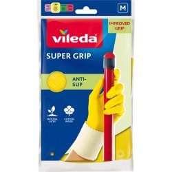 Vileda Super Grip Rengj�ringshansker – Medium (1 par)