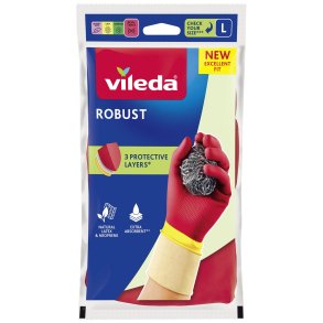 Vileda Robust Reng�ringshandskar – Large (1 par)