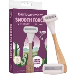 Bamboovement Smooth Touch Body rakhyvel Limited Edition  bambuhandtag &amp; 2 rakhuvuden