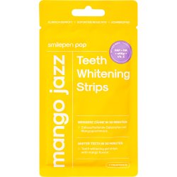 POP Mango Jazz Teeth Whitening Strips med PAP &amp; Hydroxyapatit – 7 behandlinger