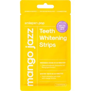 POP Mango Jazz Teeth Whitening Strips med PAP & Hydroxyapatit – 7 behandlinger
