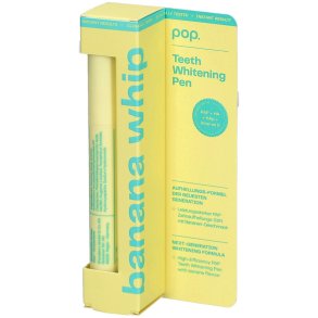 POP Banana Whip Teeth Whitening Pen med PAP & Hydroxyapatit (4 ml.)