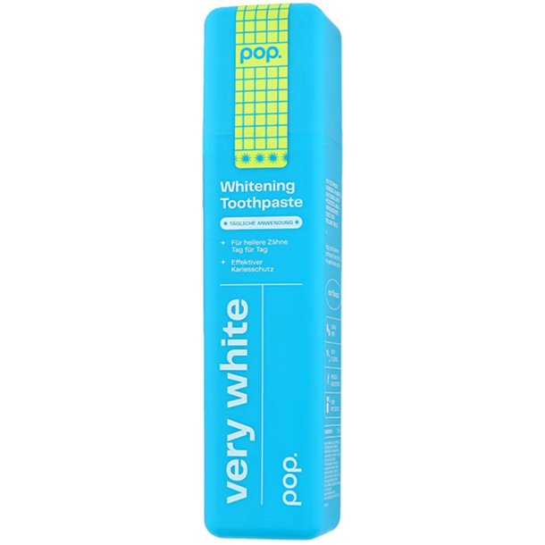 POP Very White Whitening Tannkrem med PAP &amp; Hydroxyapatit (60g)
