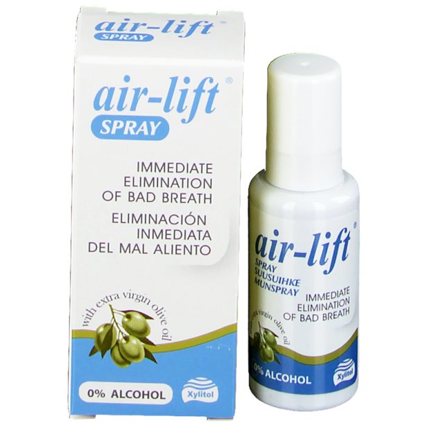 Air-Lift Munnspray mot D�rlig �nde med Xylitol &amp; Olivenolje (15 ml)