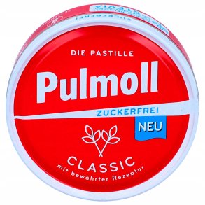 Pulmoll Classic Sukkerfri Pastiller med Lakridsrod & Menthol � 50 g