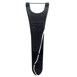 SmartLifEco FlexPik Charcoal Flosspicks � Effektiv tanntr�d med aktivt kull (50 stk.)