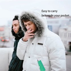 Taschenaschenbecher aus Aluminium und Pappe