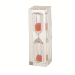 Timeglas Robust 3 Minutter Indkapslet Acryl